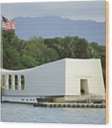 Pearl Harbor Memorial Wood Print