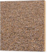 Pebbles Brown Nature Background Wood Print