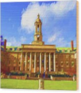 Penn State University Wood Print