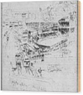 Pennell Polo Grounds 1921 Wood Print