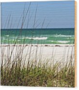 Pensacola Beach 1 Panorama - Pensacola Florida Wood Print