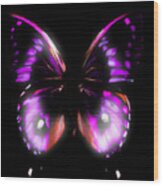 Perfect Purple Butterfly Wood Print
