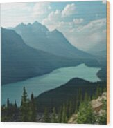 Peyto Lake Wood Print