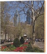 Philadelphia - Rittenhouse Square In May-2 Wood Print