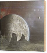 Phobos Wood Print