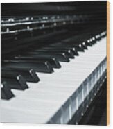 Piano Keys Wood Print