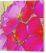 Pink Flower Wood Print