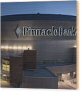 Pinnacle Bank Arena Wood Print