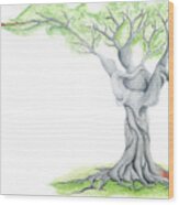 Pintor's Tree Of Lovers Wood Print