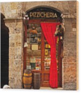 Pizzicheria - Siena, Italy Wood Print