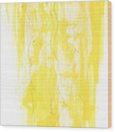 Poinciana Tree Yellow Wood Print