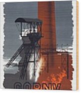 Polska - Gorny Slask - Poland - Retro Travel Poster - Vintage Poster Wood Print