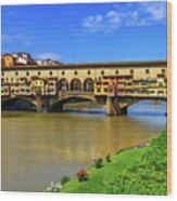Ponte Vecchio, Florence, Firenze, Italia Wood Print