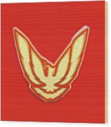 Pontiac Firebird Emblem Wood Print