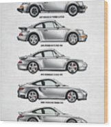 Porsche 911 Turbo Evolution Wood Print