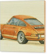 Porsche Classic Art 911 Wood Print