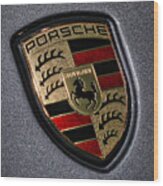 Porsche Wood Print