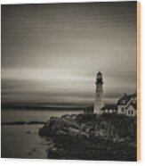 Portland Head Light 3 Wood Print