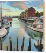 Portland Maine Wood Print