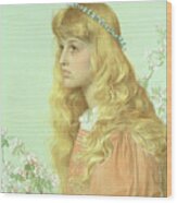 Portrait Of Miss Adele Donaldson, 1897 Wood Print