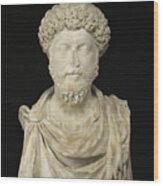 Portrait Of The Emperor Marcus Aurelius Wood Print