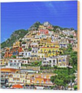 Positano, Italy Wood Print