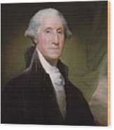 President George Washington Wood Print