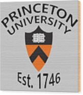 Princeton University Est 1746 Wood Print