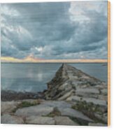 Provincetown Breakwater #3 Wood Print