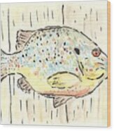 Pumpkinseed Sunfish Wood Print