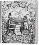 Punch Front Page, 1862 Wood Print