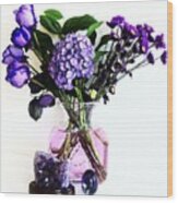 Purple Picture Perfect Wood Print