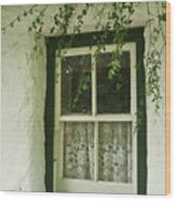Quaint Window In Ireland Wood Print