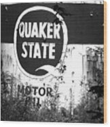 Quaker State Wood Print