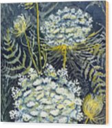 Queen Anne's Lace Wood Print