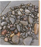 Quoddy Head Pebble Pocket Wood Print