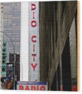 Radio City 6 Wood Print