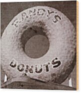 Randy's Donuts - Vintage Wood Print