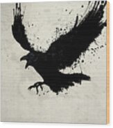 Raven Wood Print