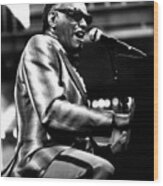 Ray Charles, Ca. 1980 Wood Print