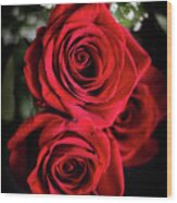 Red Roses Wood Print