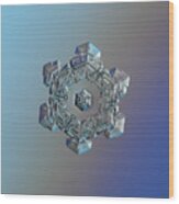 Real Snowflake - 05-feb-2018 - 6 Wood Print