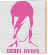 Rebel Rebel #3 Wood Print