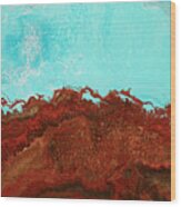 Red Tide Wood Print