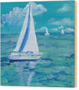 Regatta Winds Wood Print