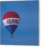Remax Hot Air Balloon Wood Print