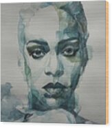Rihanna - Art Wood Print