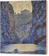 Rio Grand, Santa Elena Canyon Texas 2 Wood Print