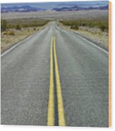 Road To Death Valley California 5 Wood Print