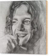 Robert Plant Wood Print